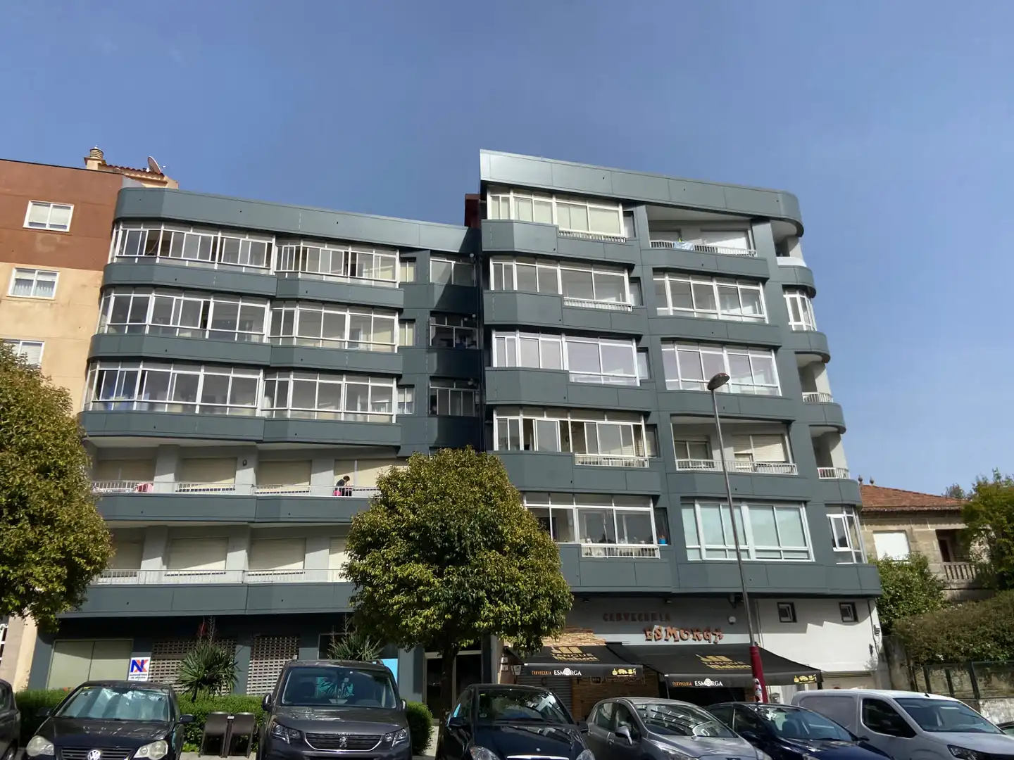 Exterior view of Flat for sale in Vigo   with Parquet flooring, Terrace and Storage room