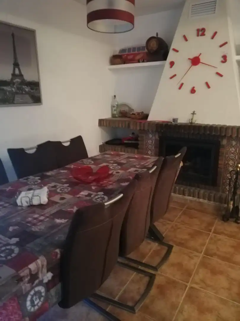 Menjador de Casa o xalet de lloguer en Chiclana de la Frontera amb Aire condicionat, Jardí privat i Terrassa