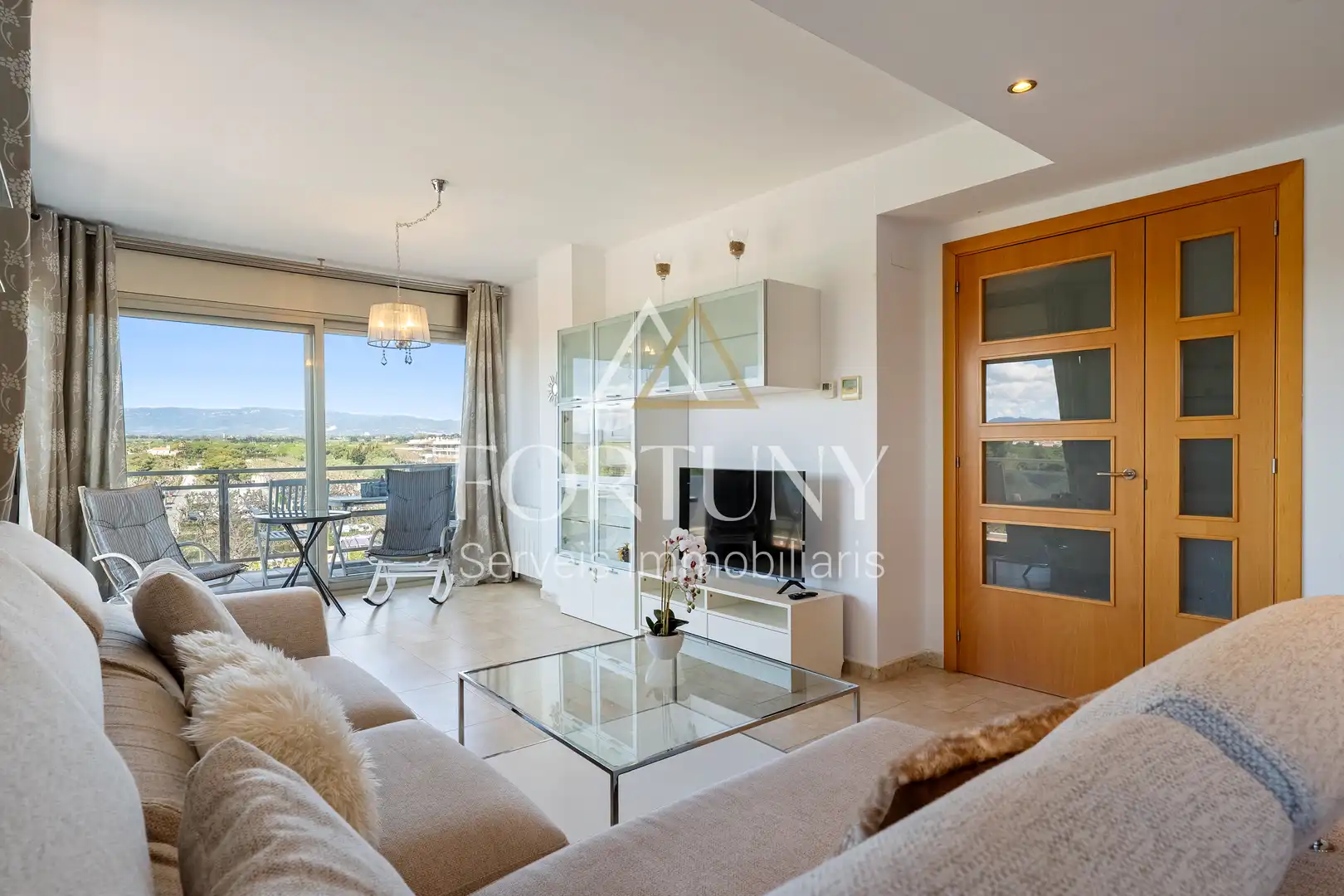 Sala de estar de Ático en venta en Cambrils con Aire acondicionado, Trastero y Piscina