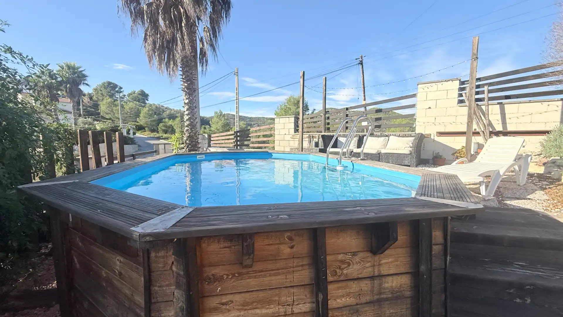 Schwimmbecken von Haus oder Chalet zur Miete in Olivella, Barcelona