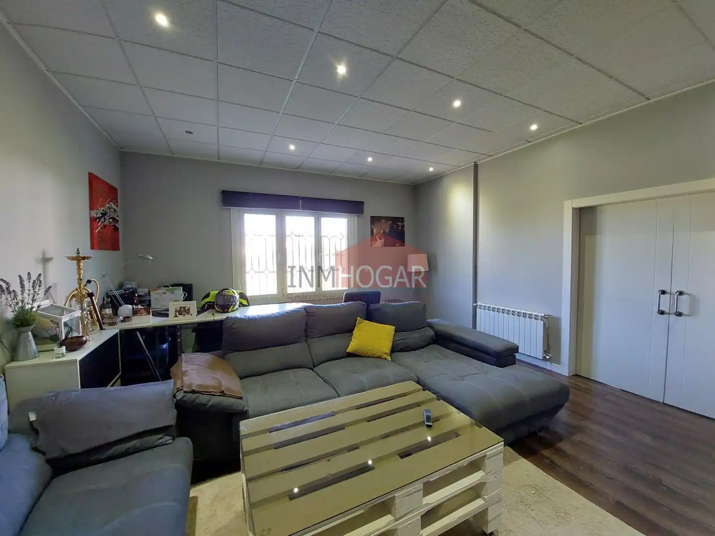 Living room of Houses for sale in Sanchidrián  with Private garden, Parquet flooring and Terrace