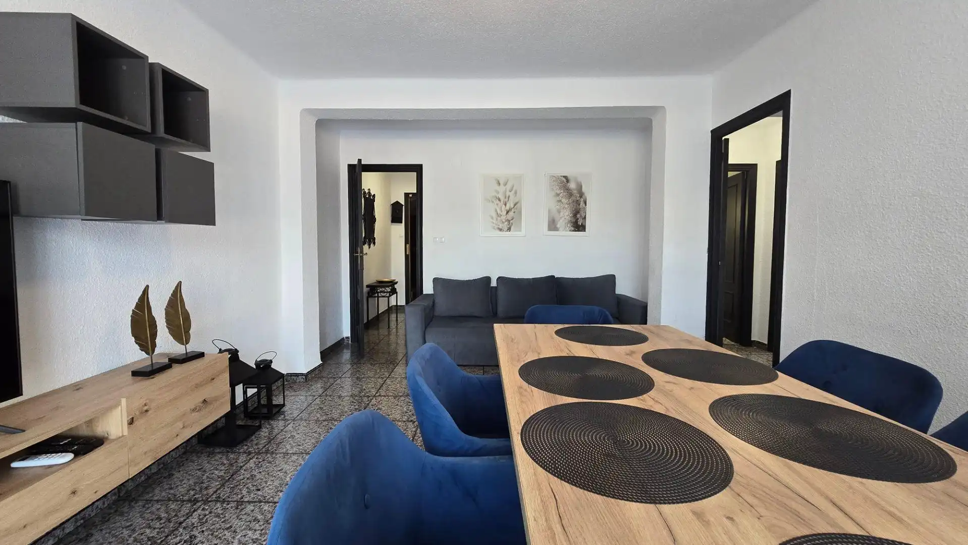 Sala d'estar de Pis en venda en Gandia amb Terrassa i Balcó