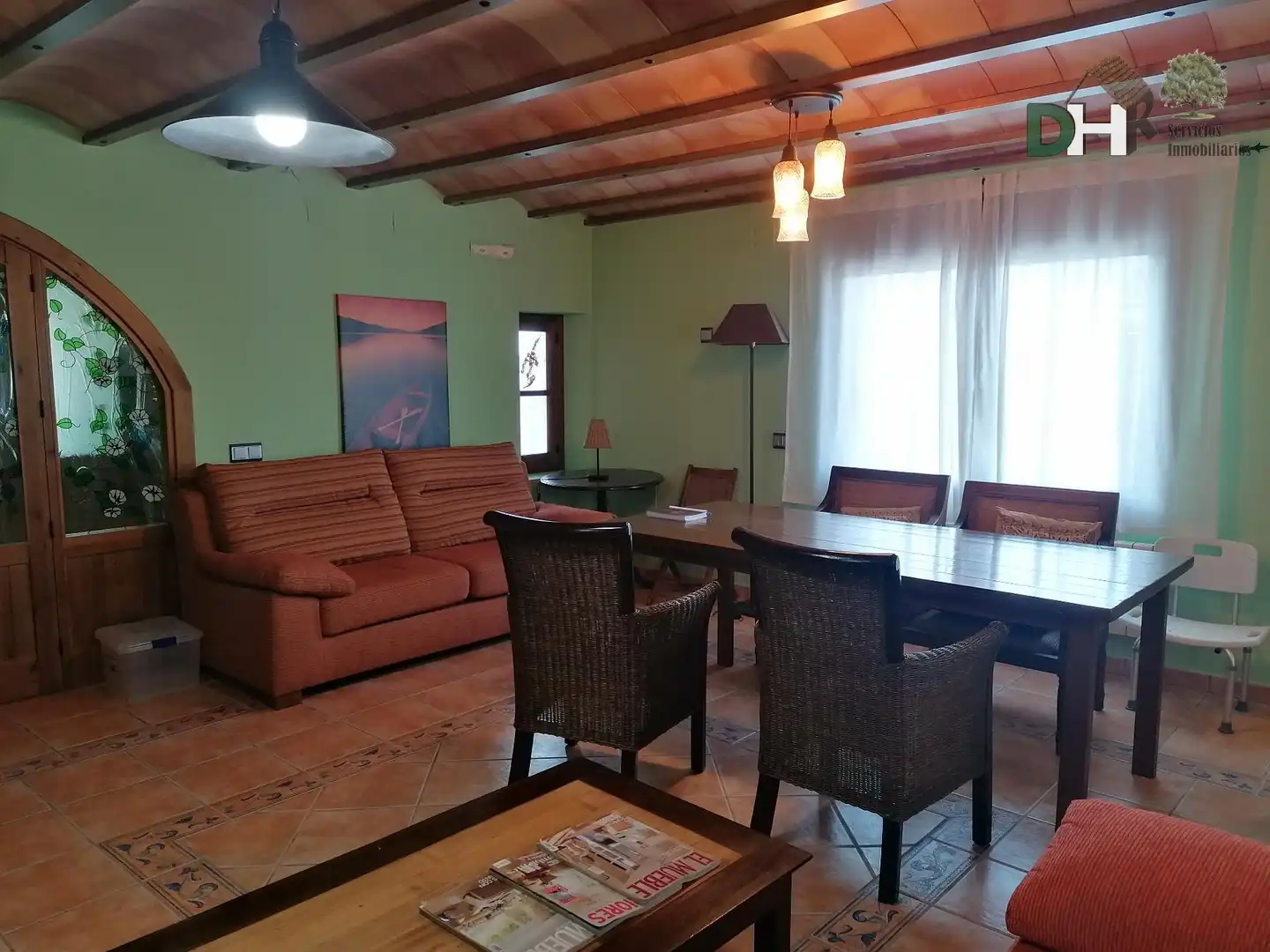 Sala de estar de Casa o chalet en venta en Torrejón el Rubio con Aire acondicionado, Calefacción y Terraza