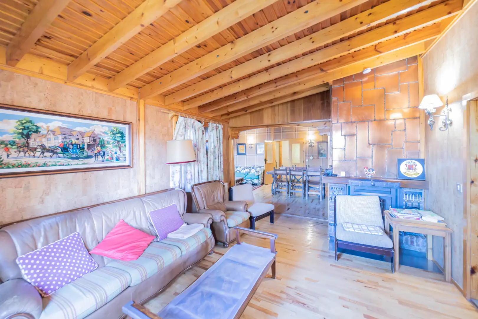 Sala de estar de Casa o chalet en venta en Collado Mediano con Calefacción, Jardín privado y Piscina