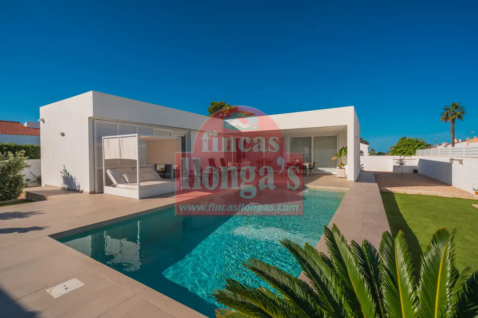 Vista exterior de Casa o xalet en venda en Ciutadella de Menorca amb Aire condicionat, Jardí privat i Terrassa