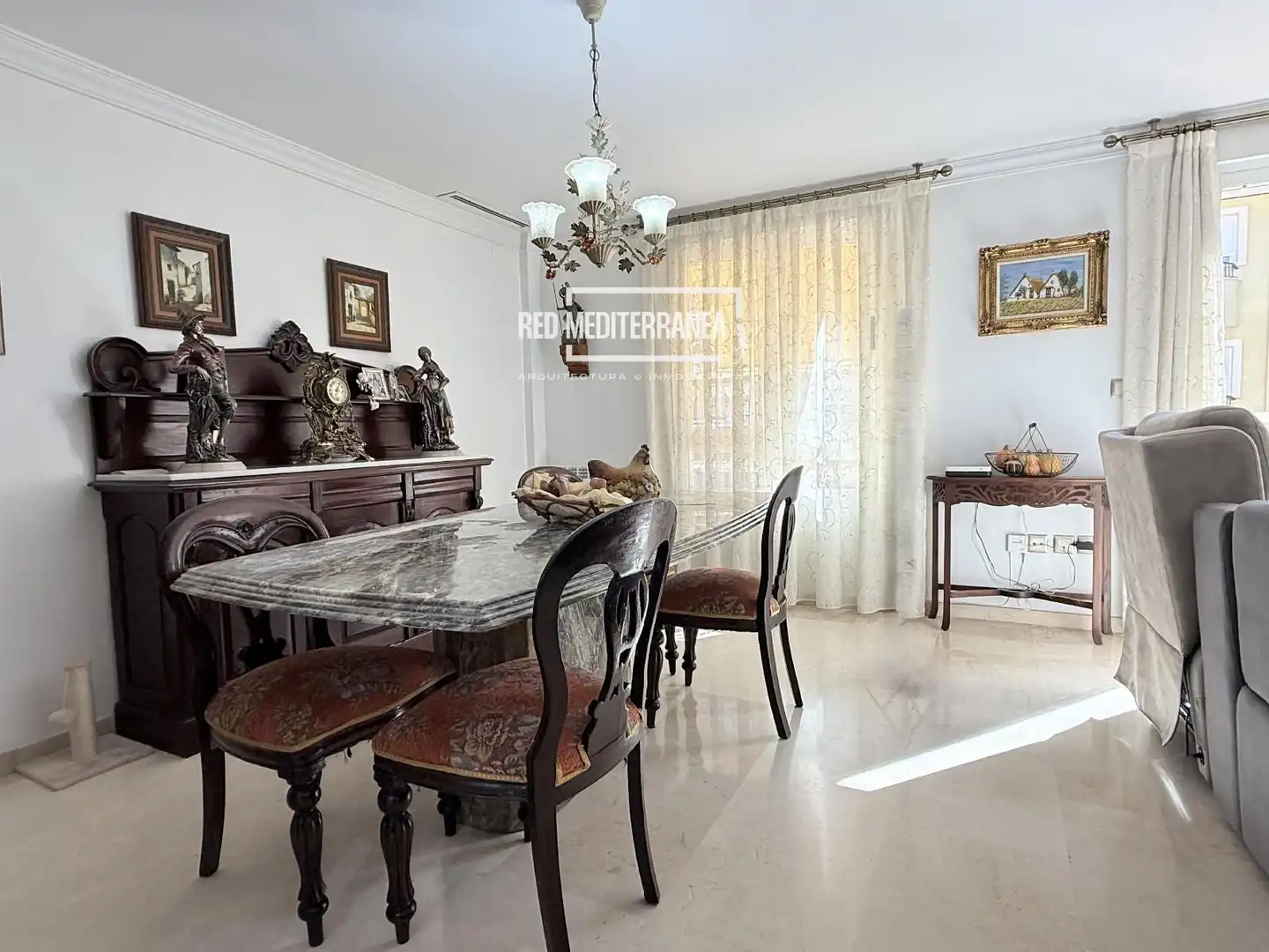 Comedor de Casa adosada en venta en Daimús con Aire acondicionado, Calefacción y Jardín privado