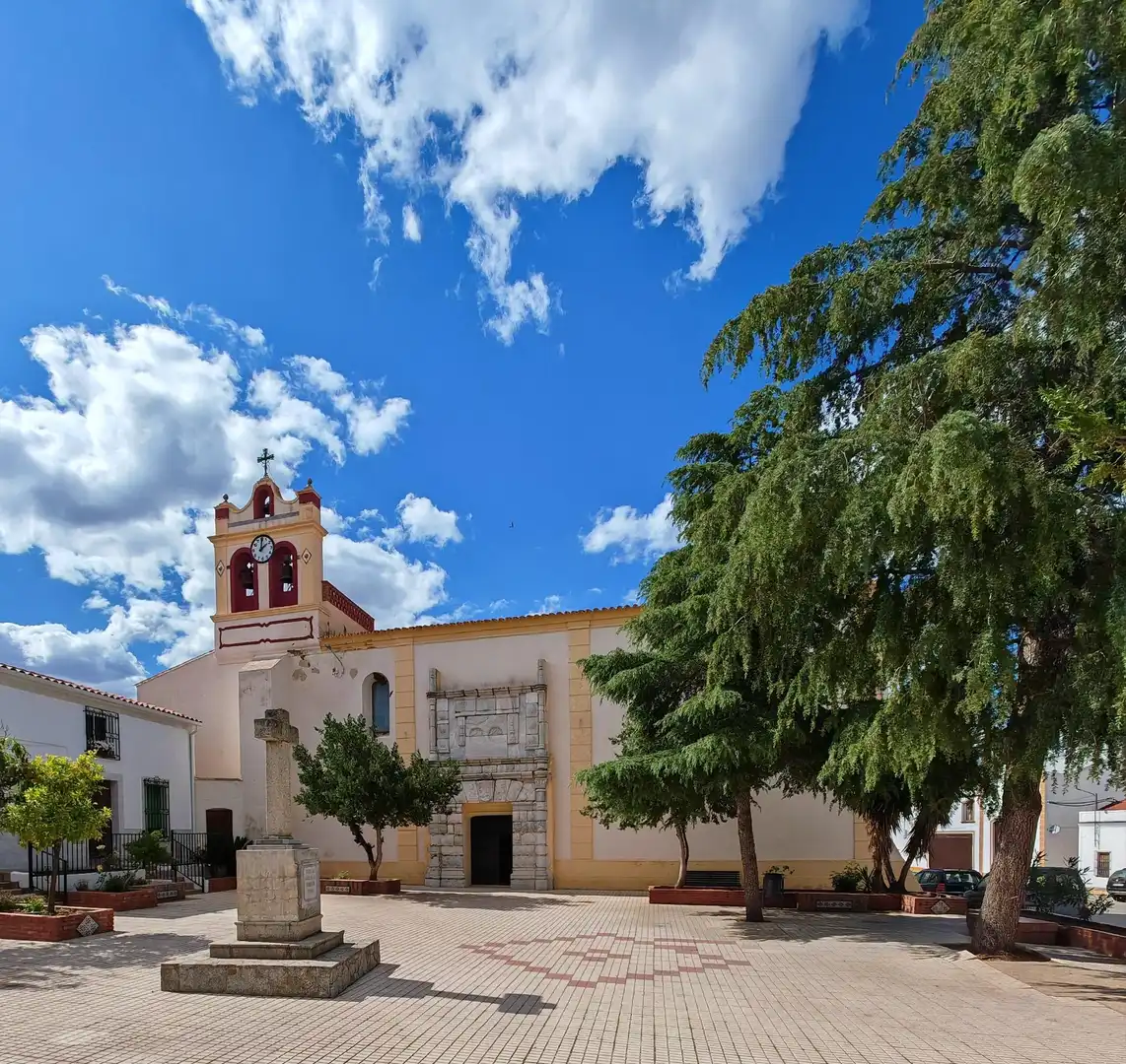Vista exterior de Casa o chalet en venta en Puebla del Prior con Jardín privado