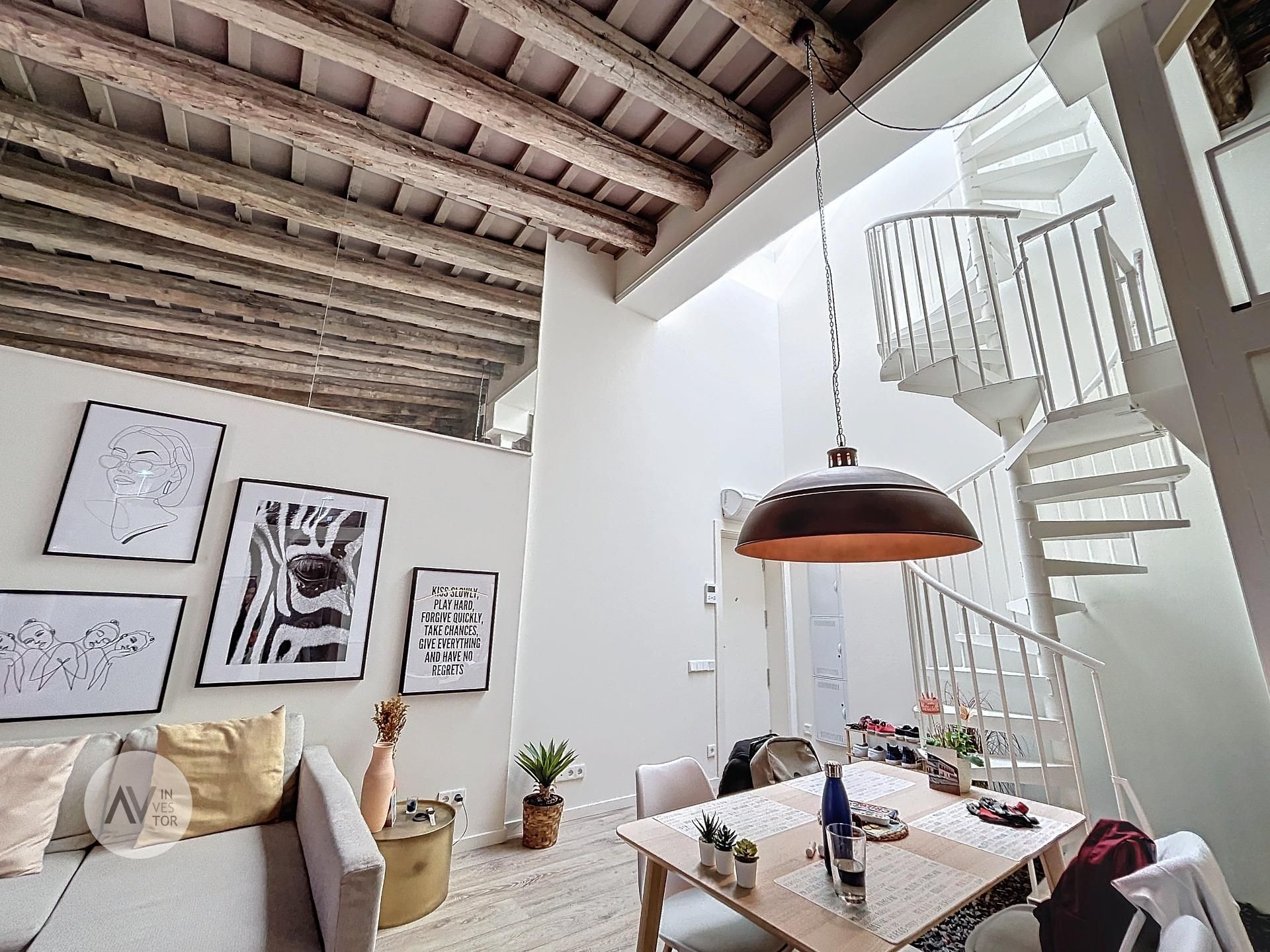 Sala d'estar de Àtic en venda en  Barcelona Capital amb Aire condicionat, Terrassa i Balcó