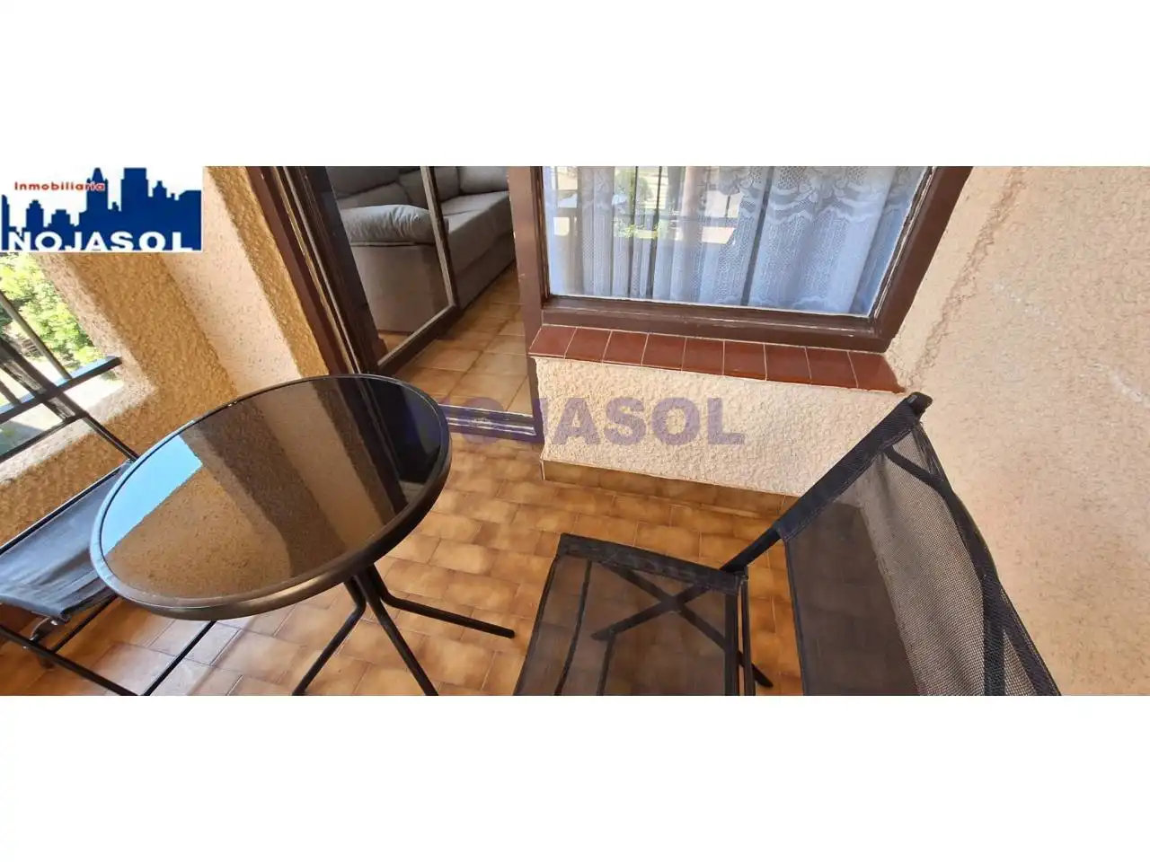 Balcony of Duplexes for rent in Noja  with Terrace and Furnished