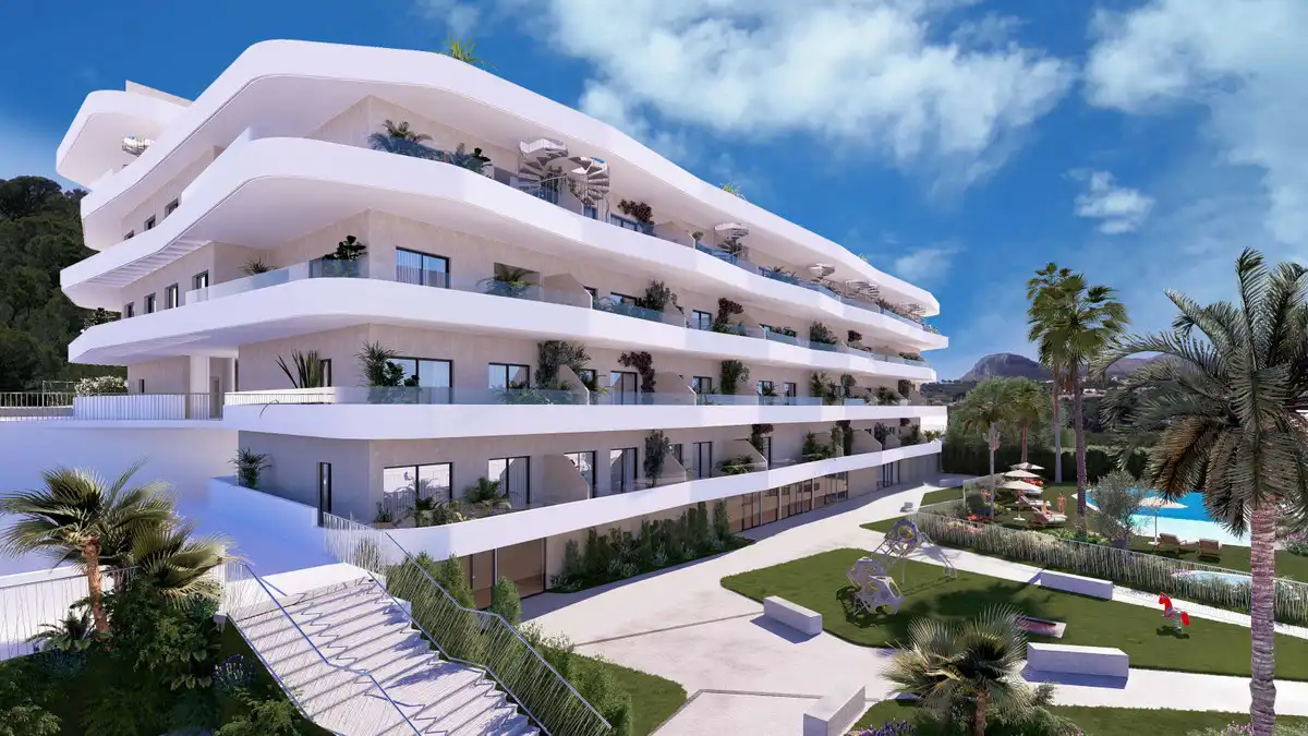 Vista exterior de Apartament en venda en La Nucia