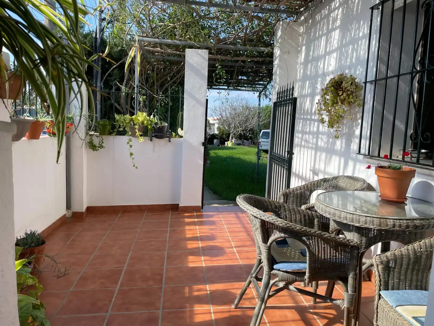 Terrassa de Finca rústica en venda en Tarifa amb Aire condicionat, Calefacció i Jardí privat