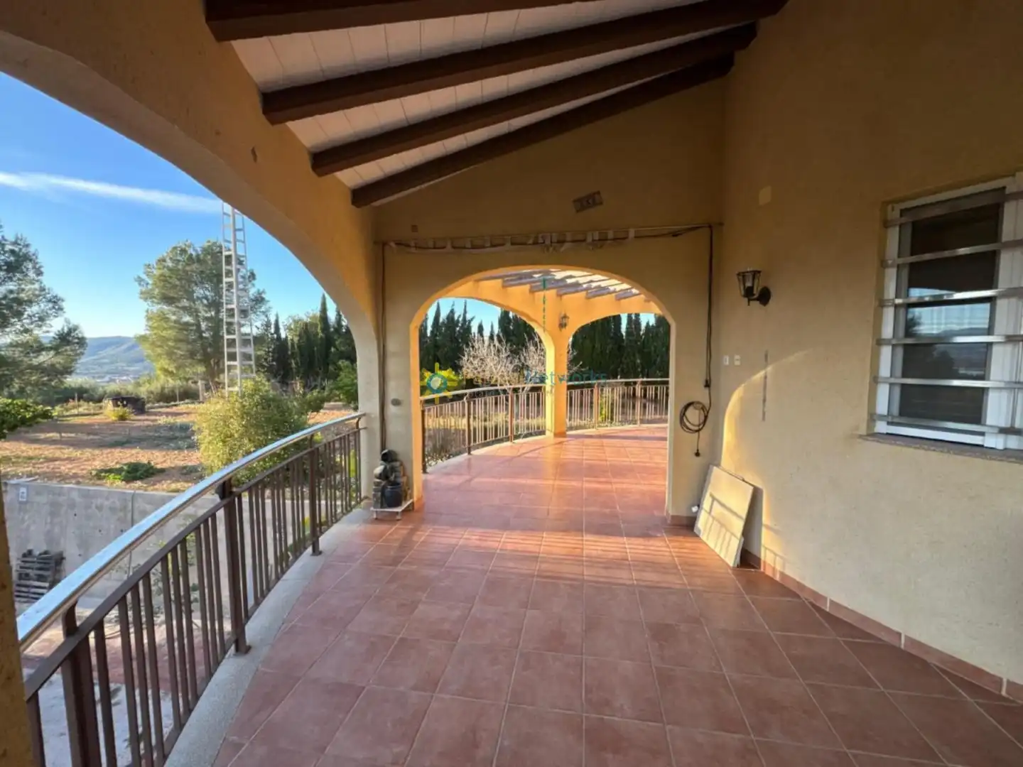 Terraza de Casa o chalet en venta en Benigànim con Aire acondicionado, Jardín privado y Terraza