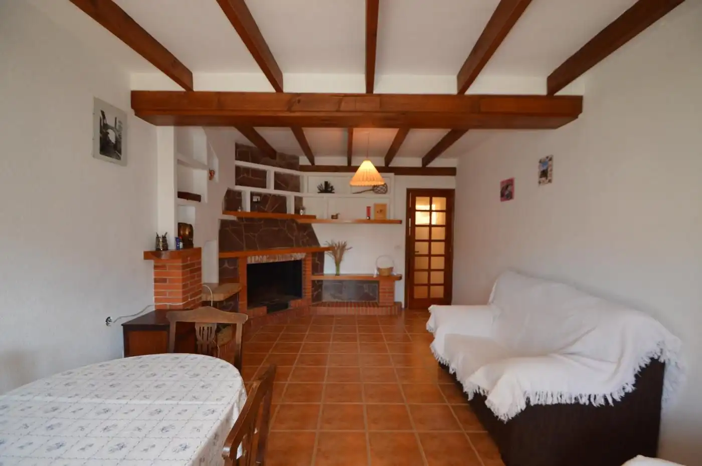 Sala de estar de Casa adosada en venta en Xert con Terraza, Trastero y Balcón