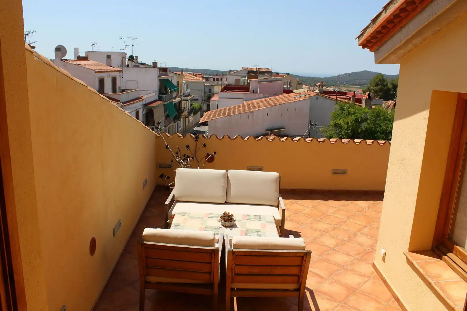 Terraza de Casa adosada de alquiler en Sant Pere de Ribes con Aire acondicionado, Calefacción y Amueblado