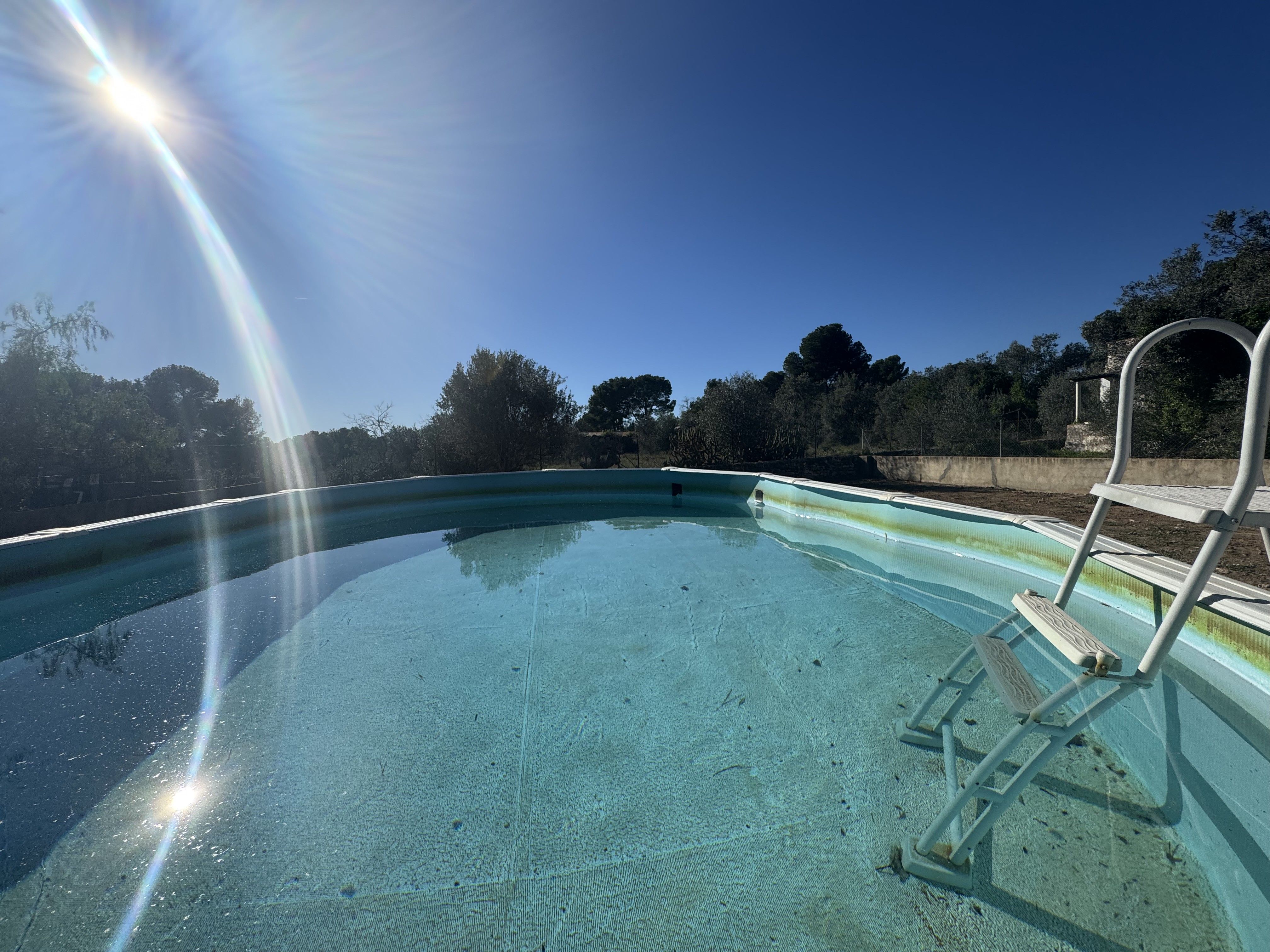 Swimming pool of Country house to rent in Llíria  with Air Conditioner, Heating and Private garden