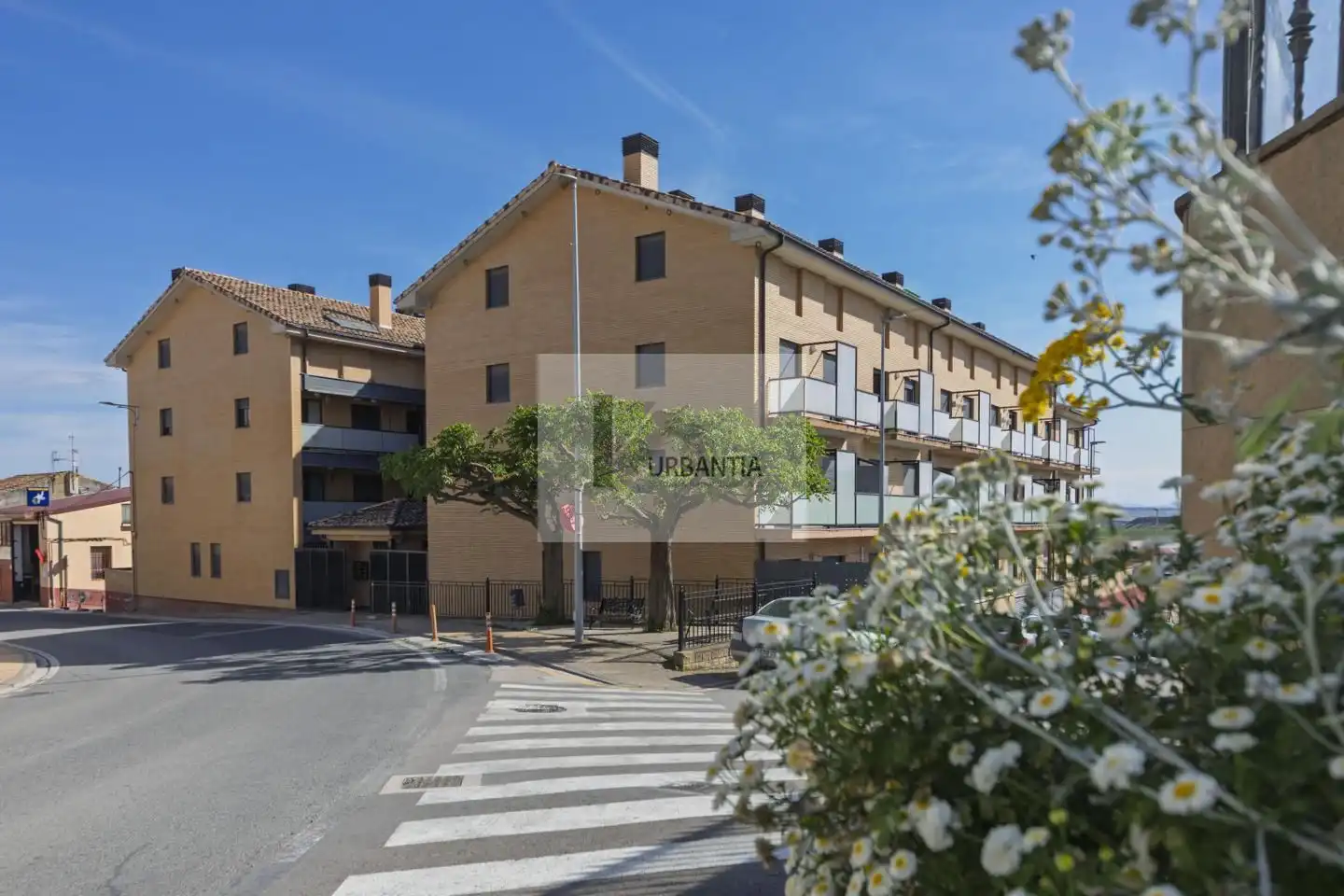 Exterior view of Flat for sale in Larraga  with Heating, Parquet flooring and Terrace