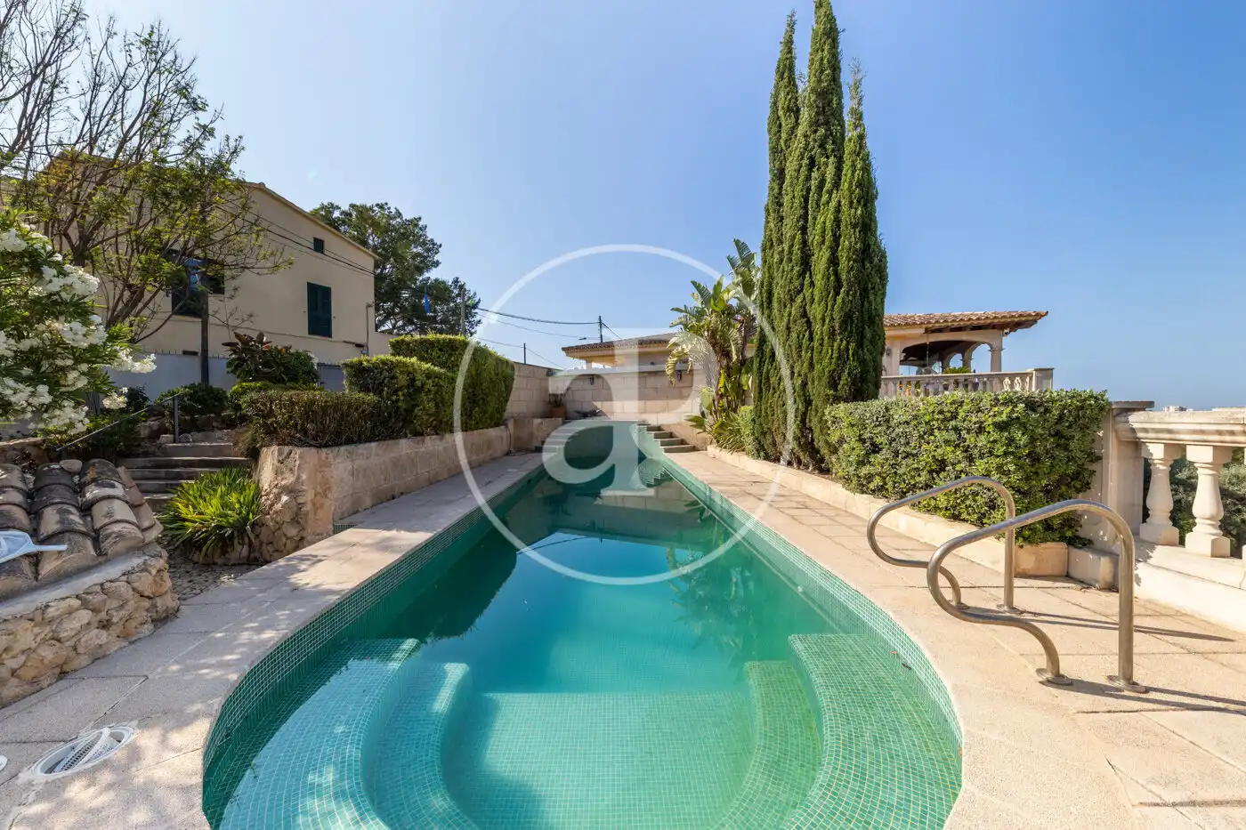 Piscina de Casa o xalet de lloguer en  Palma de Mallorca amb Aire condicionat, Calefacció i Jardí privat