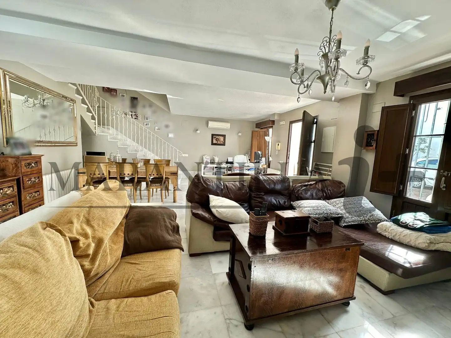 Sala de estar de Casa o chalet en venta en La Antilla con Jardín privado, Terraza y Trastero