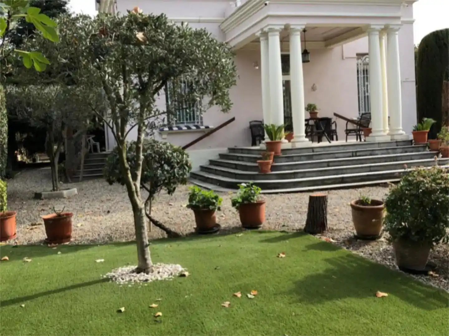 Terrassa de Casa o xalet en venda en Granollers amb Aire condicionat, Jardí privat i Moblat