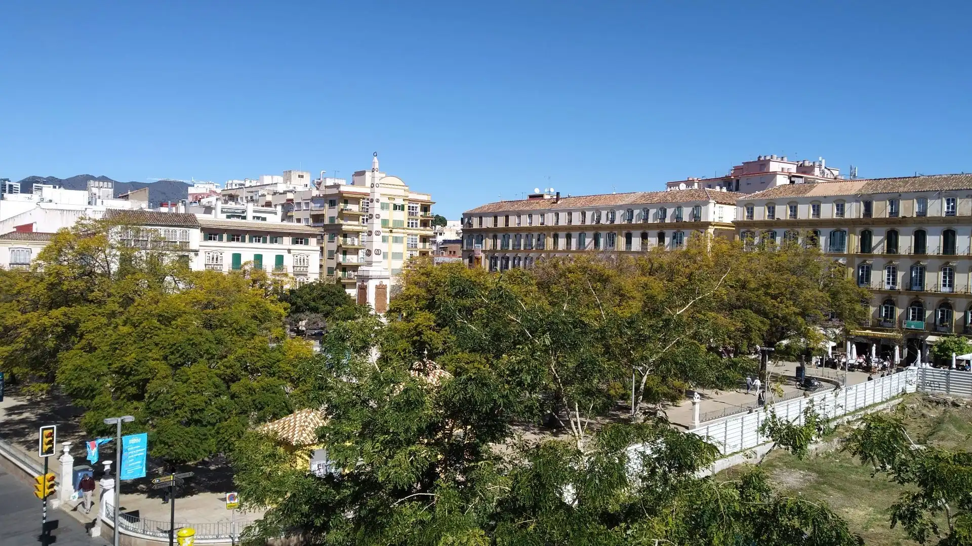 Vista exterior de Piso de alquiler en Málaga Capital con Terraza