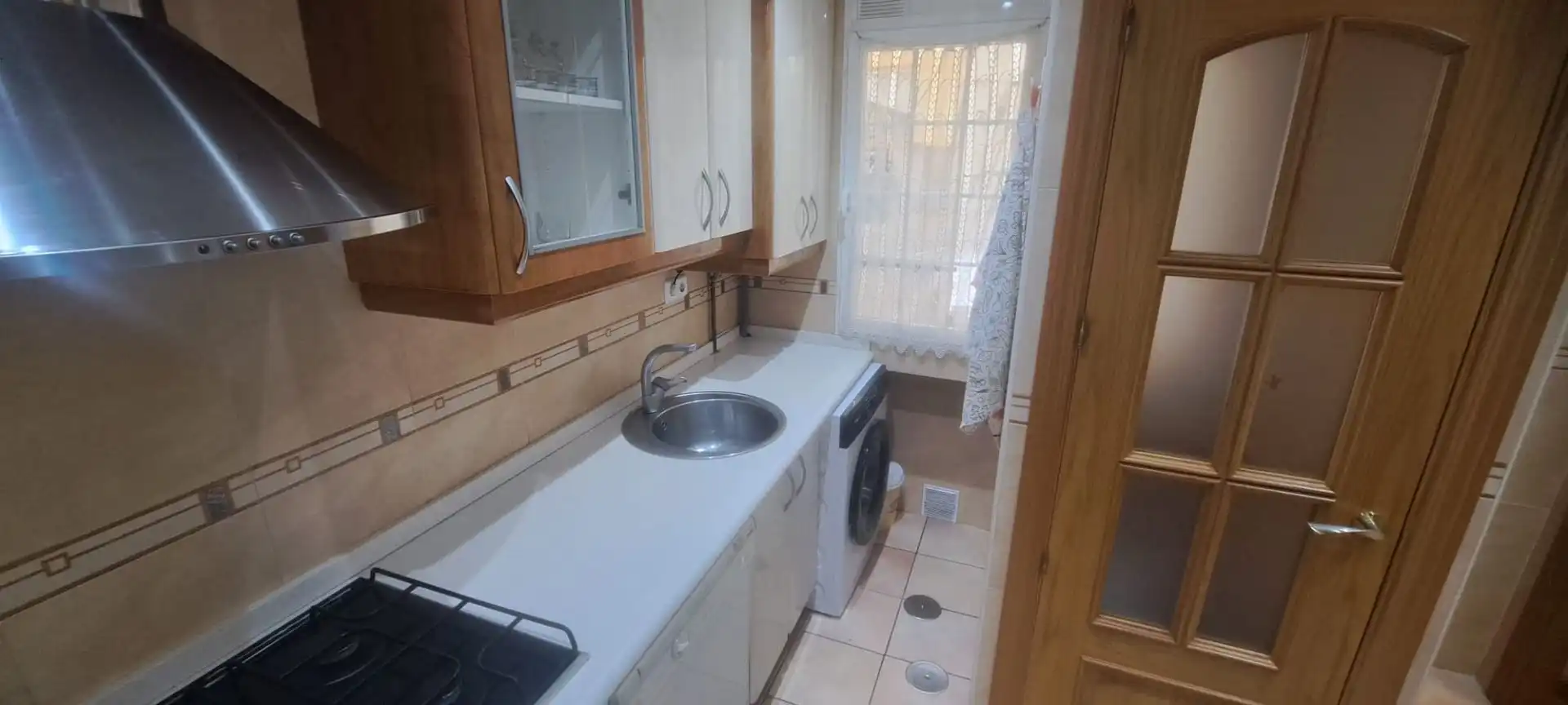 Kitchen of Flat for rent in Madrid  with Heating and Furnished