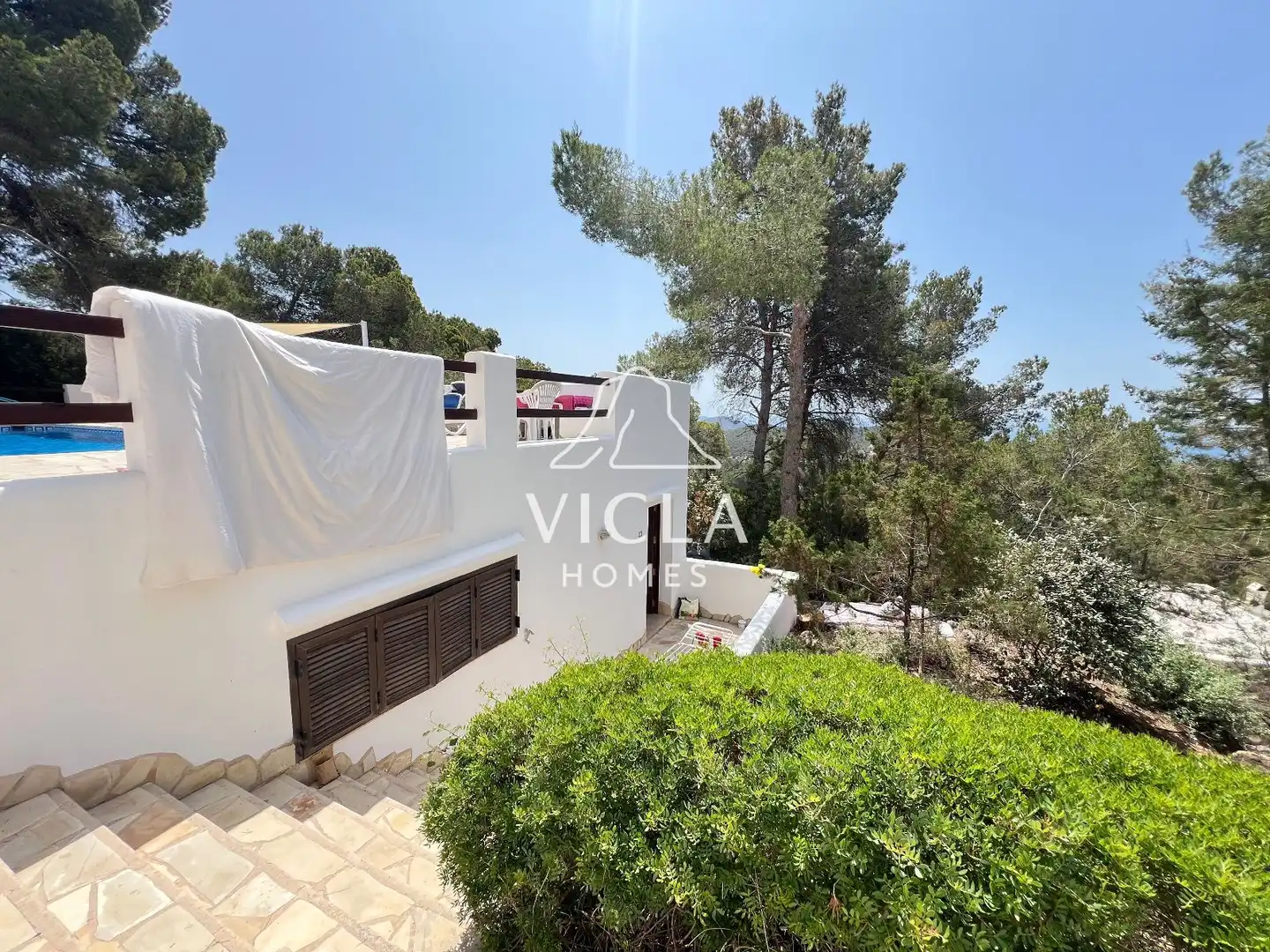 Vista exterior de Casa o chalet de alquiler en Sant Josep de sa Talaia con Aire acondicionado, Calefacción y Terraza