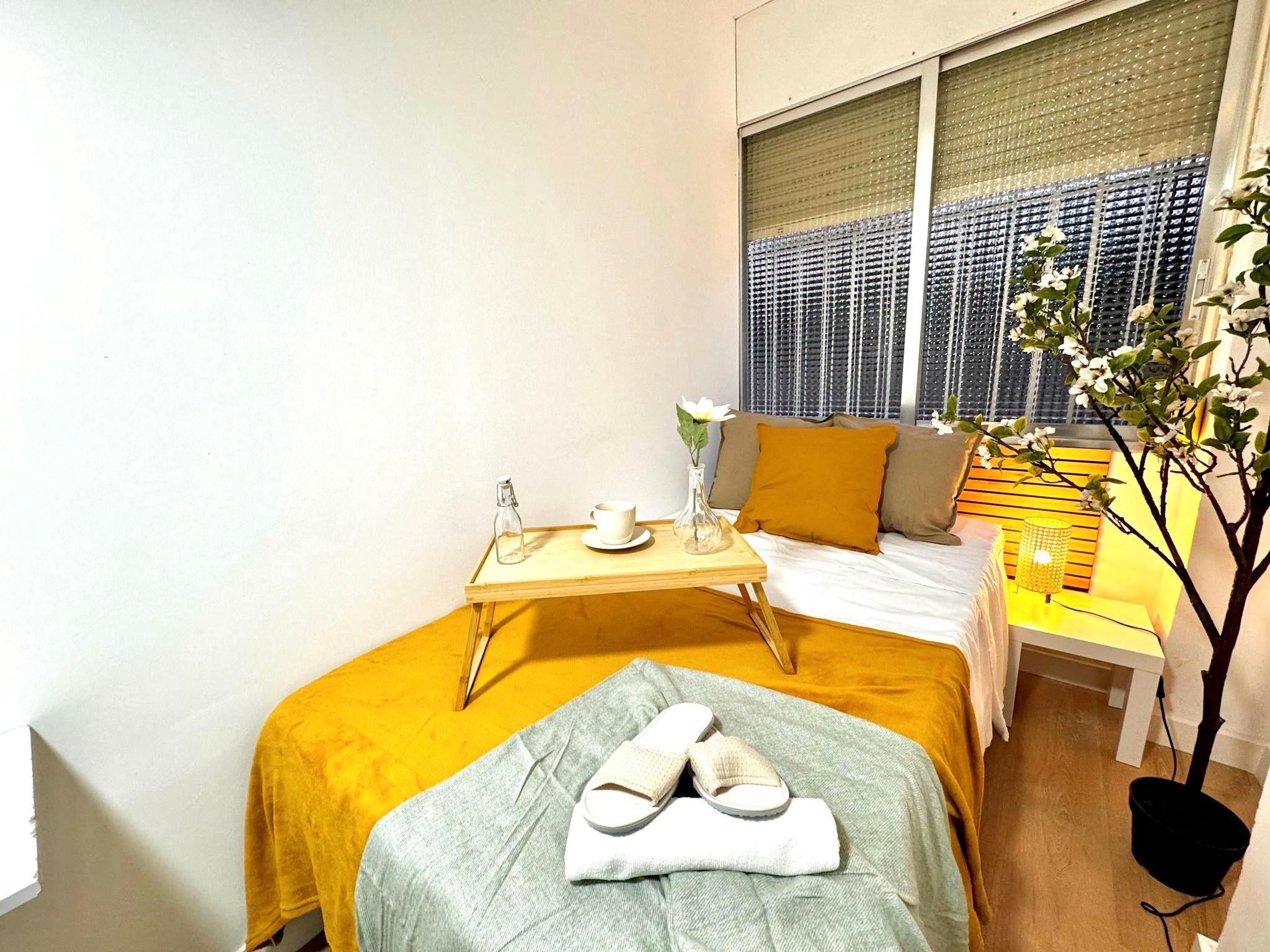 Bedroom of Flat to share in  Madrid Capital  with Air Conditioner, Heating and Furnished