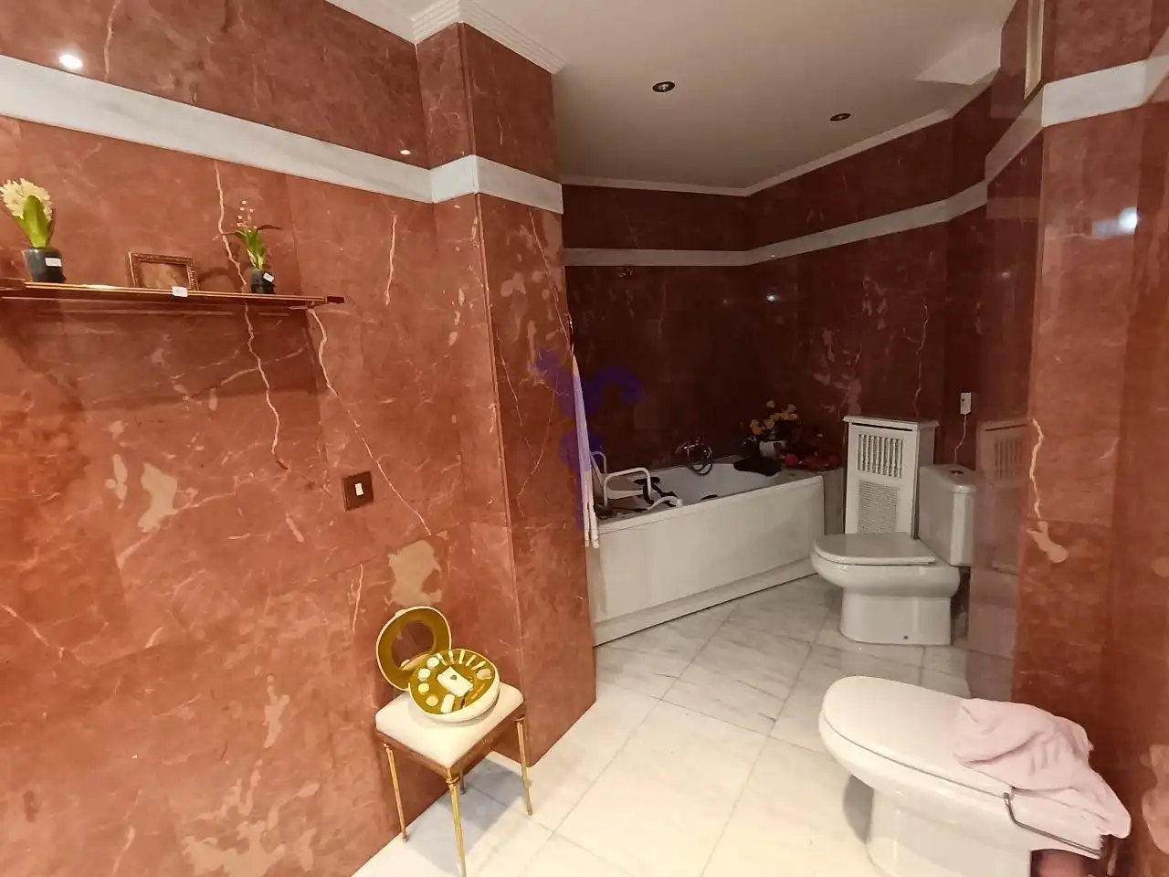 Badezimmer von Wohnung zum Verkauf in León Capital  mit Heizung, Parkett und Terrasse