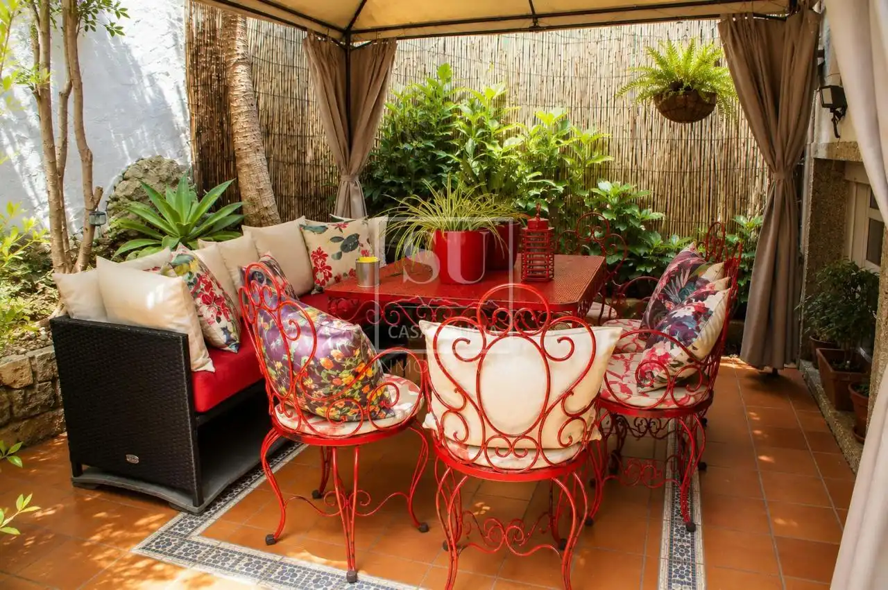 Terraza de Casa adosada en venta en Baiona con Calefacción, Jardín privado y Terraza
