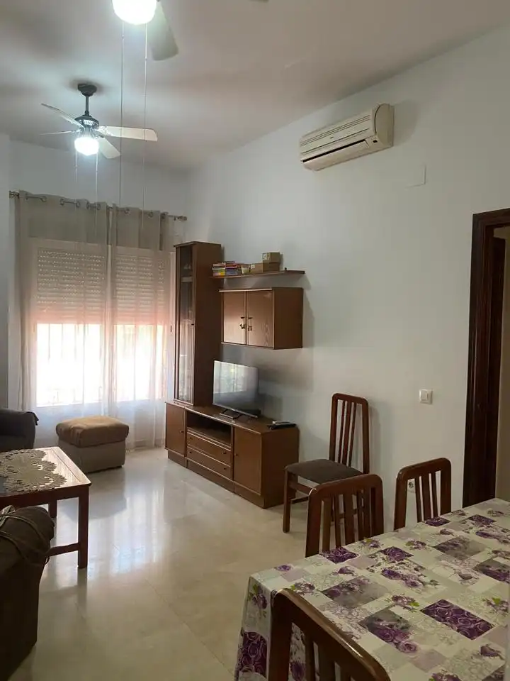 Sala d'estar de Planta baixa en venda en Dos Hermanas amb Aire condicionat i Moblat