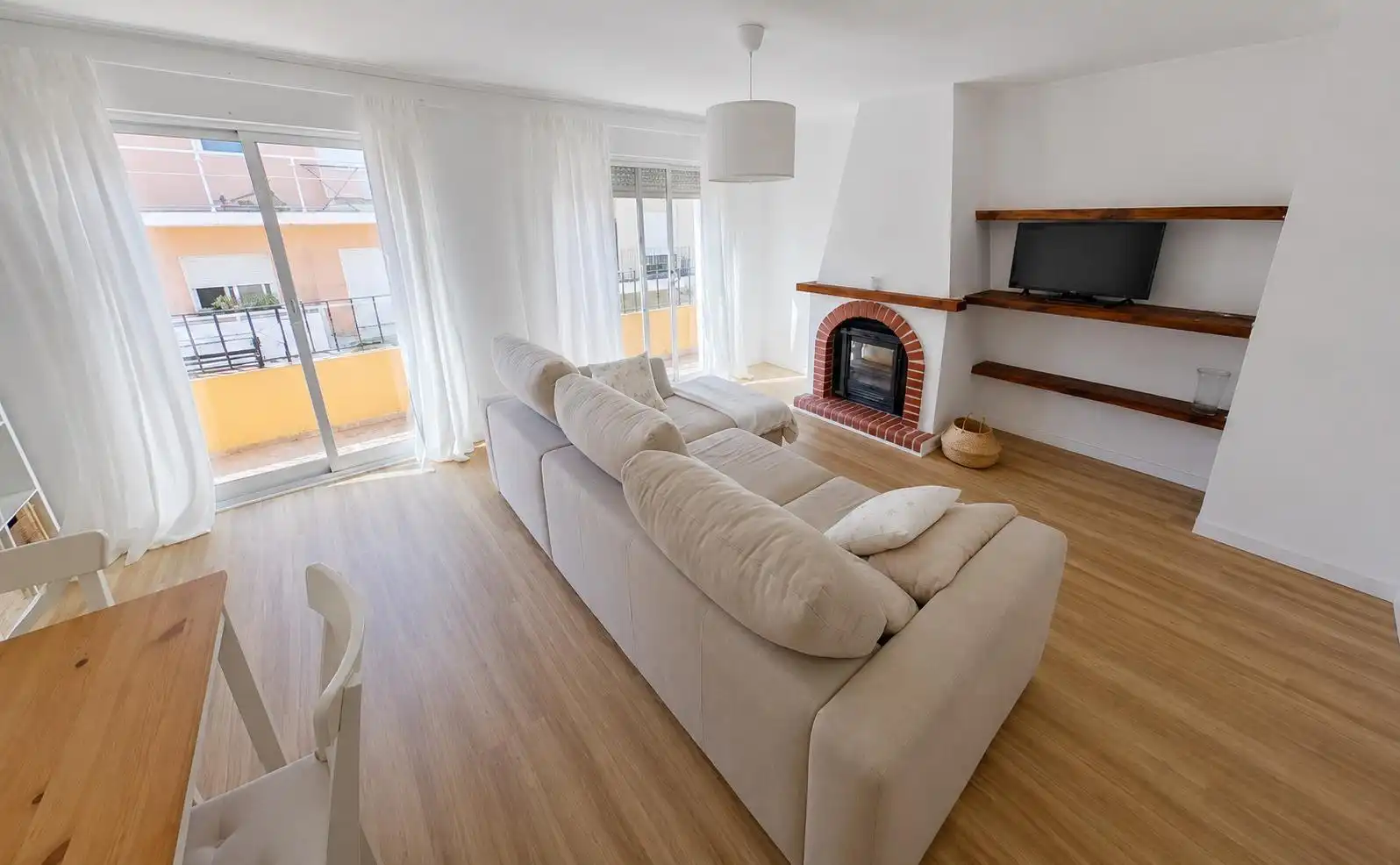 Sala d'estar de Finca rústica en venda en Beniarbeig amb Aire condicionat, Calefacció i Terrassa