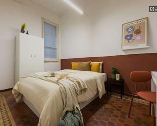Bedroom of Flat to share in  Barcelona Capital  with Air Conditioner, Heating and Terrace