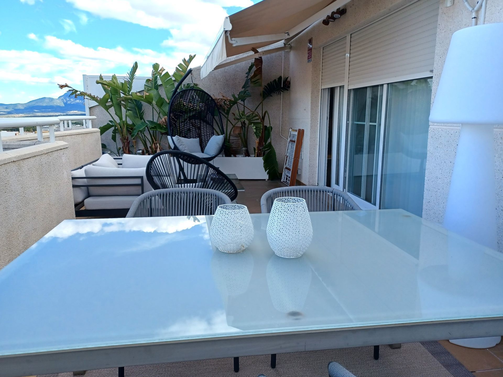 Terrasse von Dachboden zum verkauf in L'Olleria mit Klimaanlage, Terrasse und Abstellraum