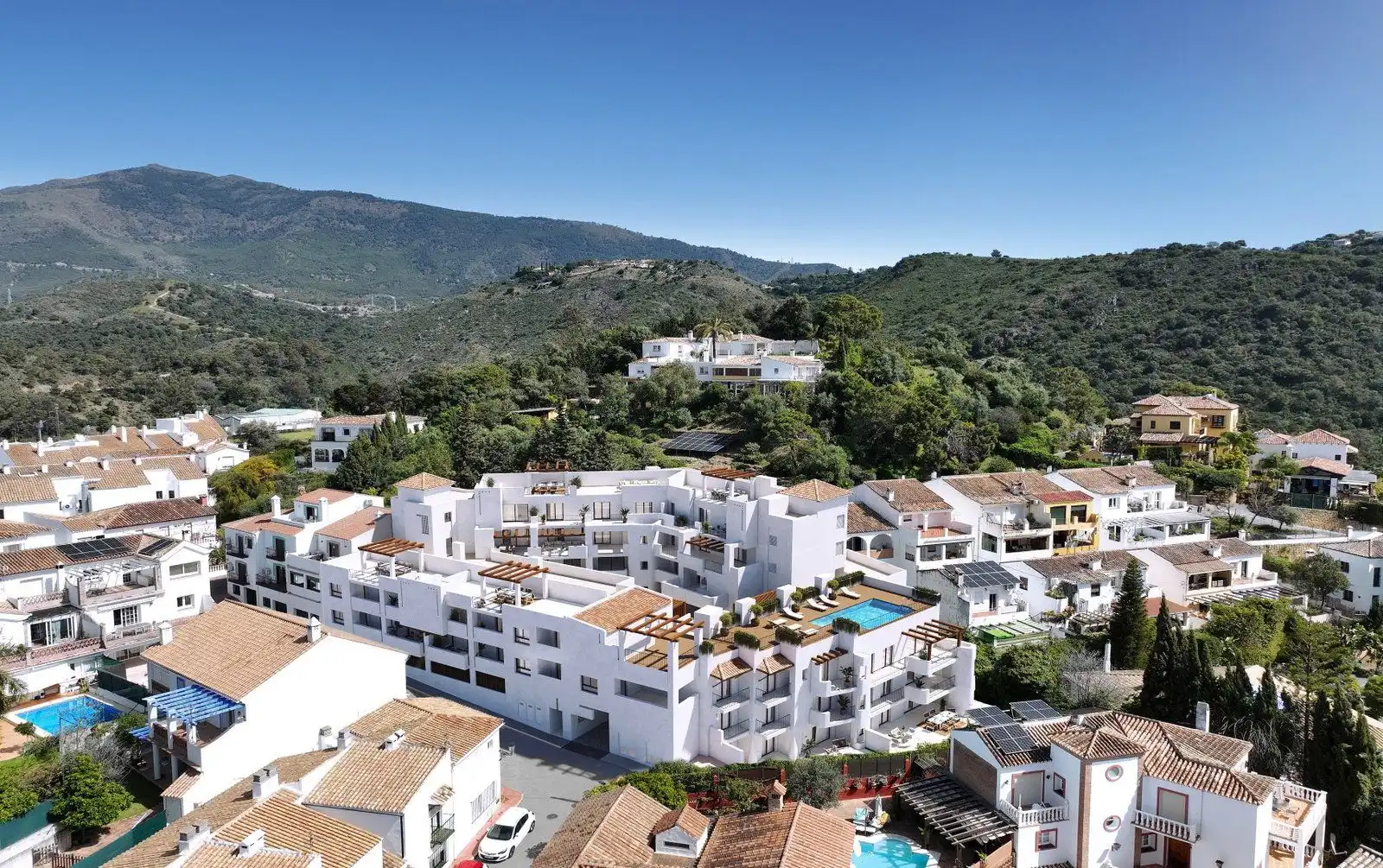 Àtic amb piscina en venda a Benahavís pueblo, imagen 6