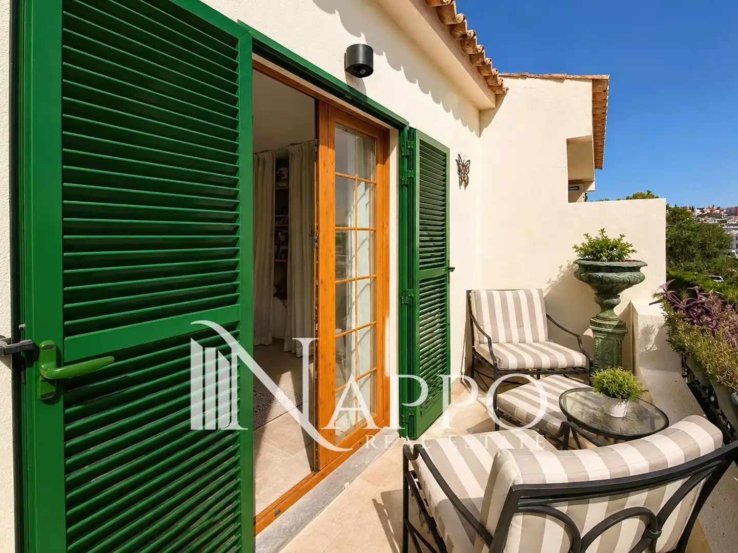 Balcony of Detached homes for sale in Calvià  with Air Conditioner, Heating and Private garden
