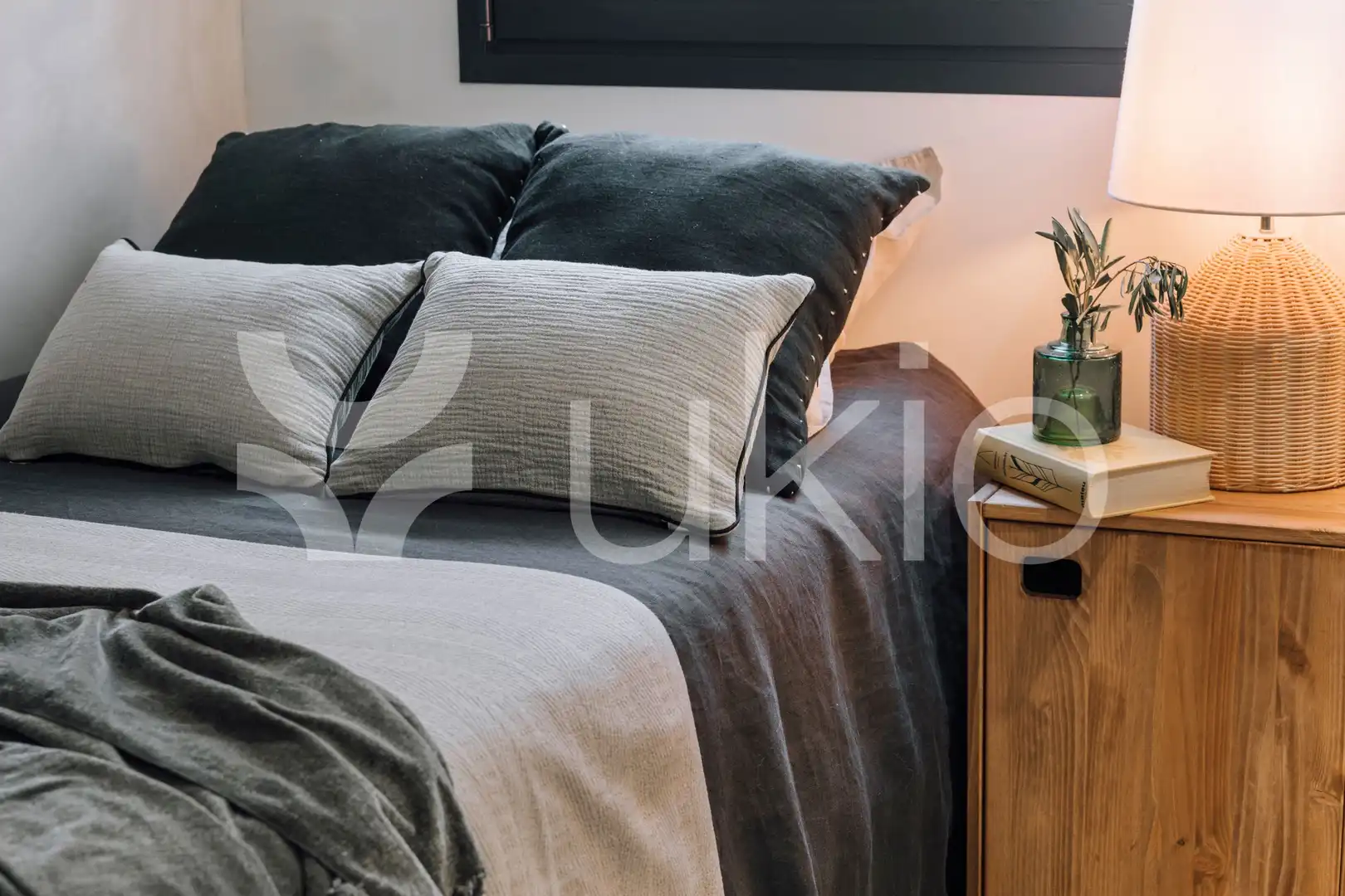 Habitación de Apartamento de alquiler en Barcelona con Aire acondicionado, Amueblado y Horno