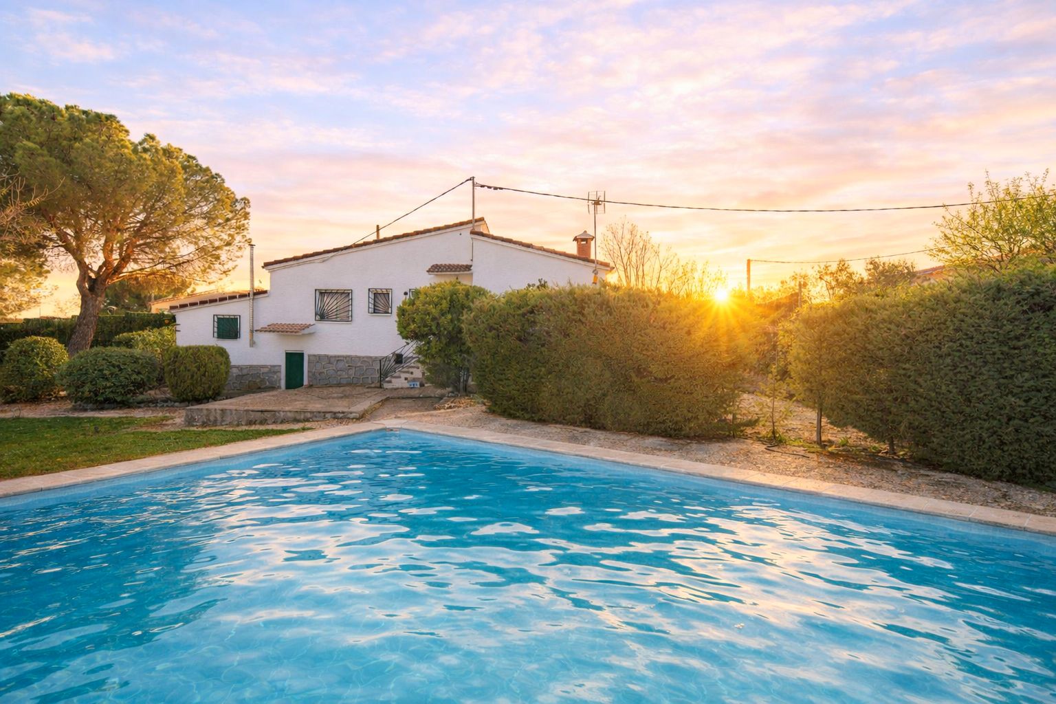 Piscina de Casa o xalet en venda en El Álamo amb Aire condicionat, Calefacció i Jardí privat