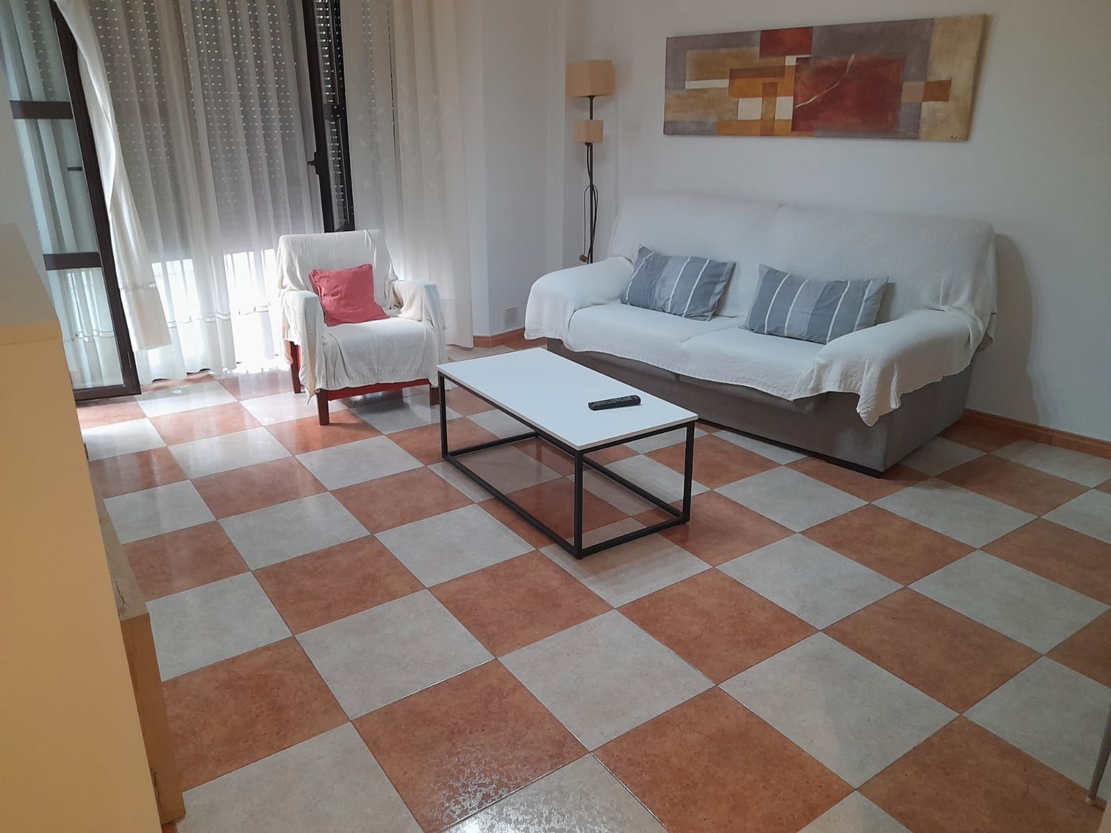 Living room of Apartment to rent in Lorca  with Furnished