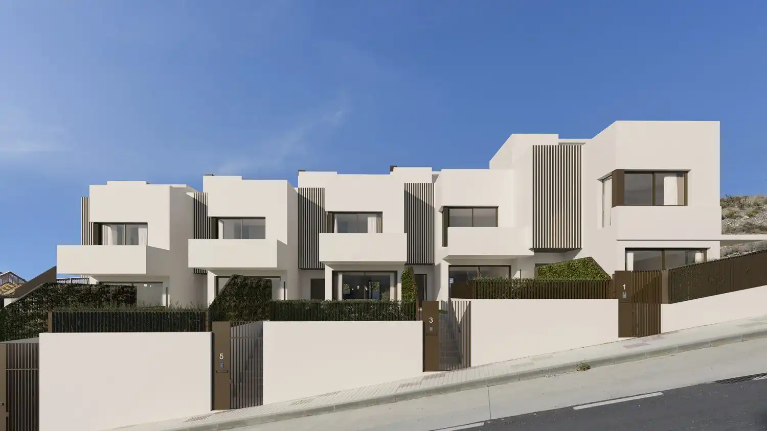 Vista exterior de Casa adosada en venta en Rincón de la Victoria con Aire acondicionado, Jardín privado y Terraza