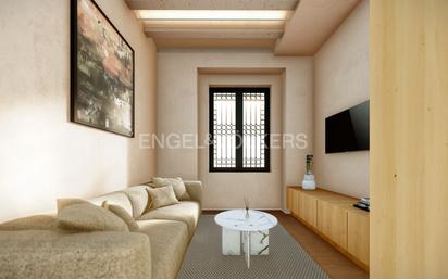 Living room of Apartment for sale in  Barcelona Capital  with Air Conditioner, Heating and Parquet flooring