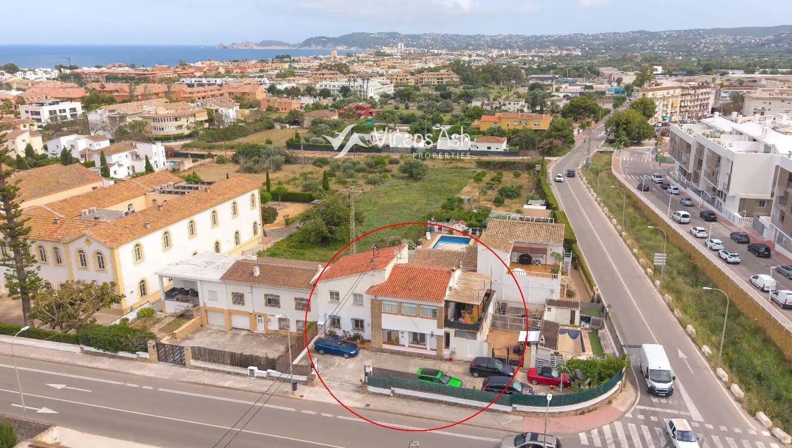 Vista exterior de Apartamento en venta en Jávea / Xàbia con Jardín privado y Terraza