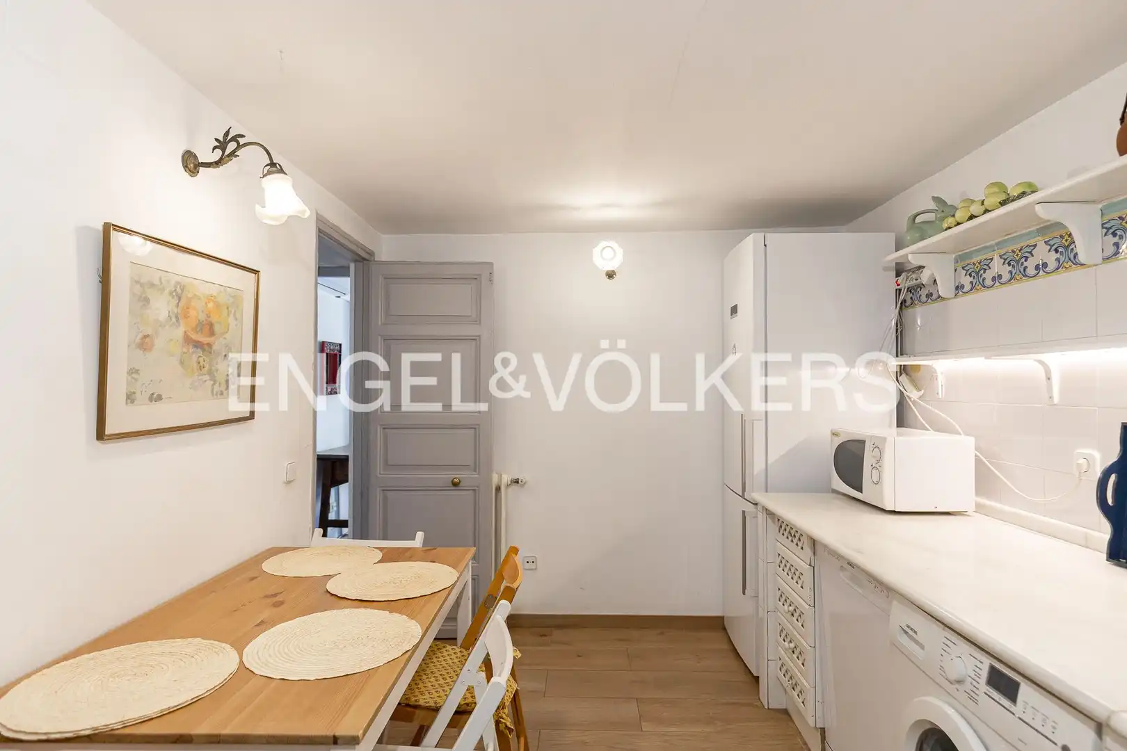 Küche von Wohnung zur Miete in Madrid mit Klimaanlage, Heizung und Abstellraum