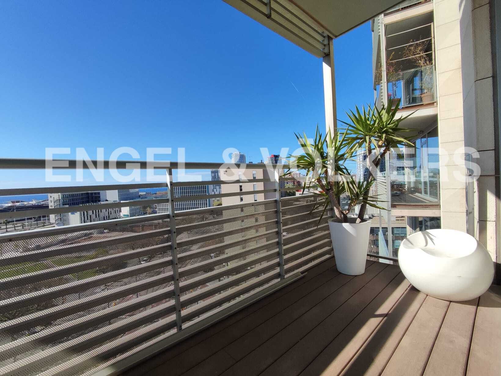 Terrassa de Pis de lloguer en Sant Adrià de Besòs amb Aire condicionat, Calefacció i Parquet