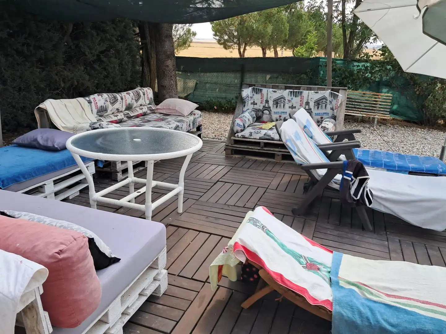Terrasse von Wohnung zum Verkauf in La Vellés  mit Privatgarten und Schwimmbad