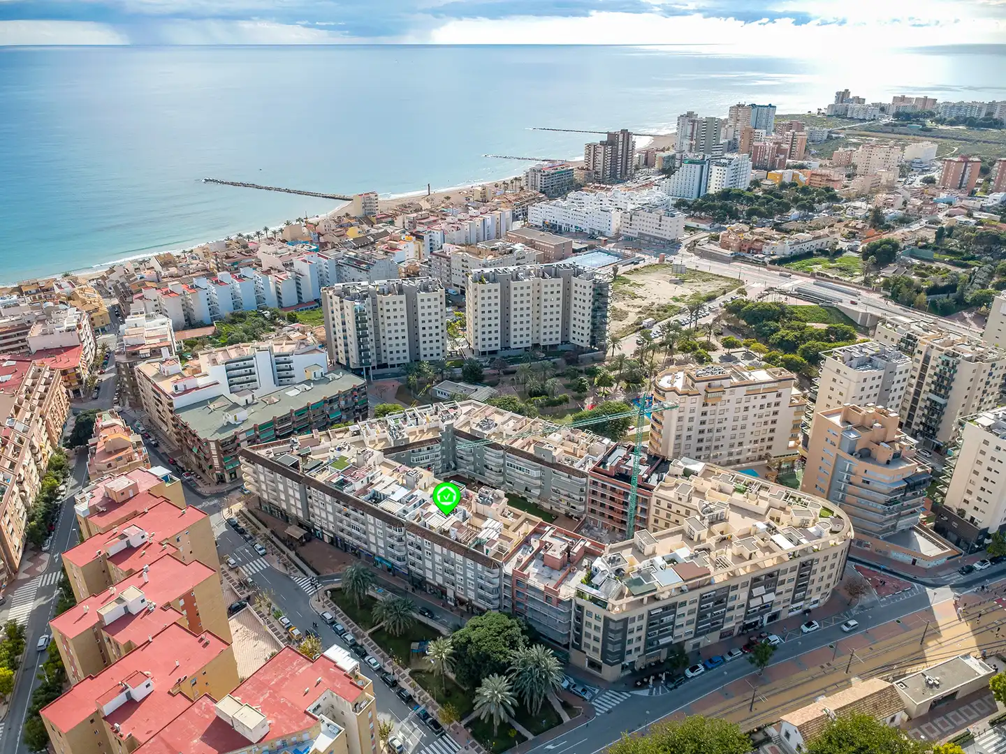 Exterior view of Attic for sale in El Campello  with Air Conditioner, Terrace and Storage room