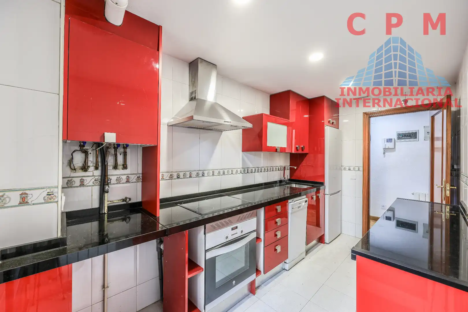 Cocina de Piso de alquiler en Madrid con Aire acondicionado, Parquet y Horno