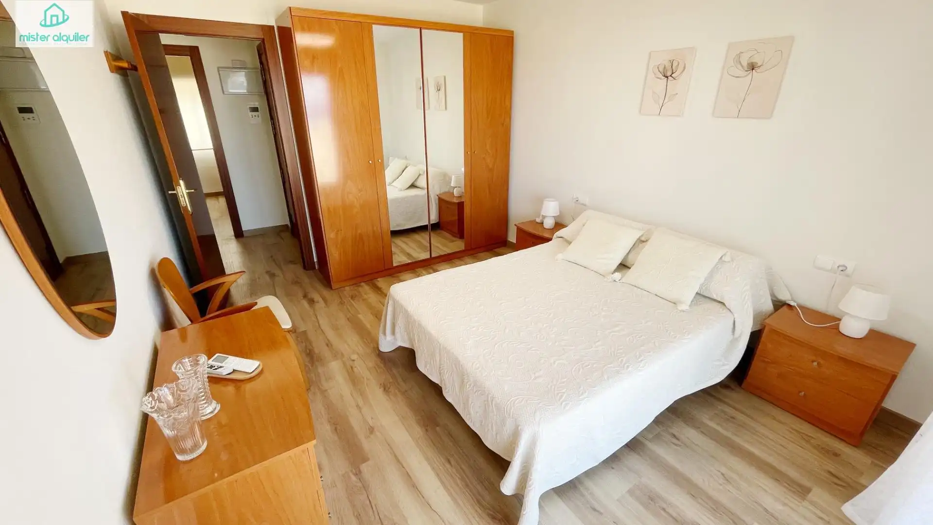 Bedroom of Apartments for rent in El Campello  with Air Conditioner, Heating and Furnished