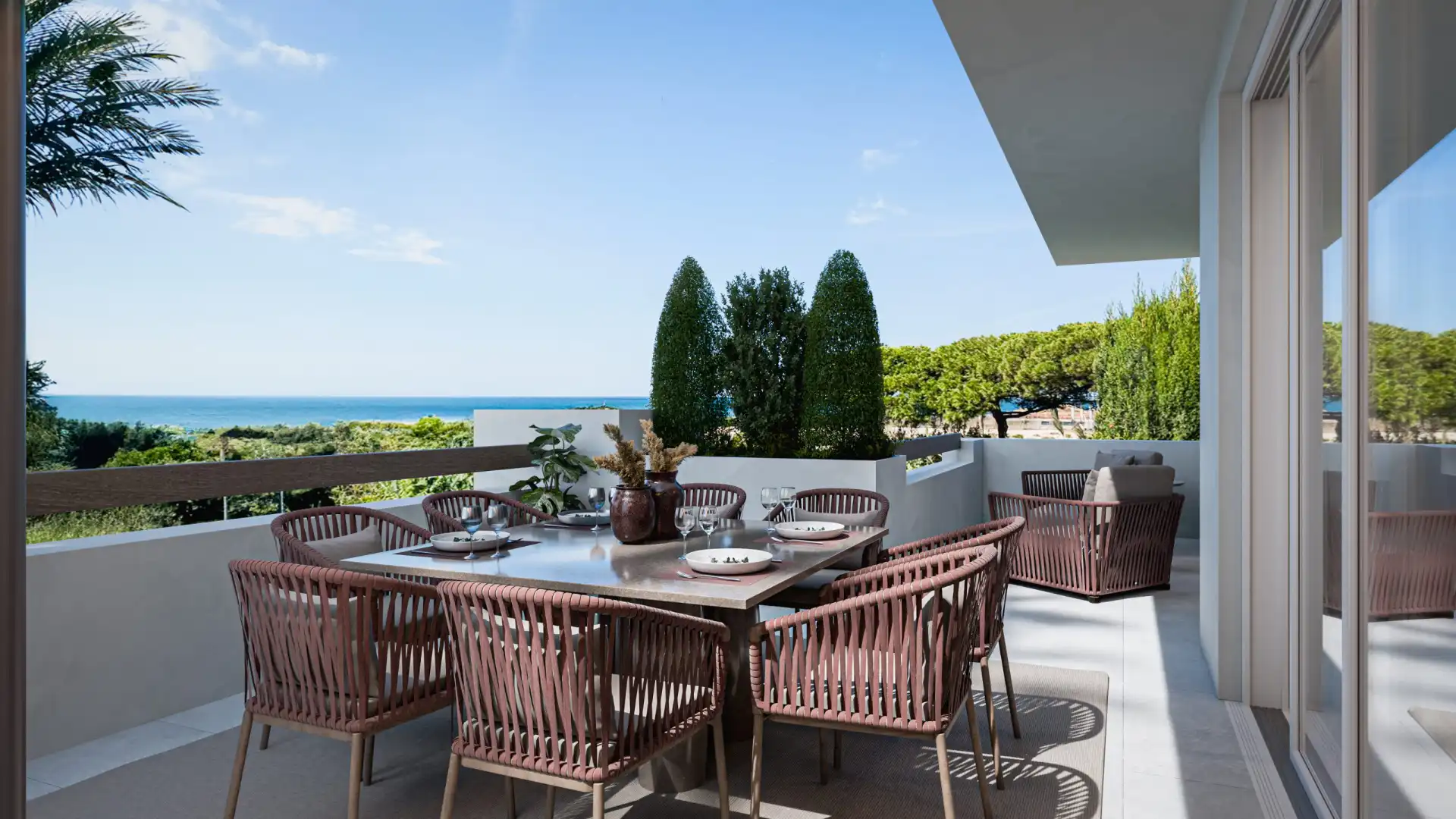 Terrace of Flat for sale in Marbella  with Air Conditioner, Terrace and Storage room