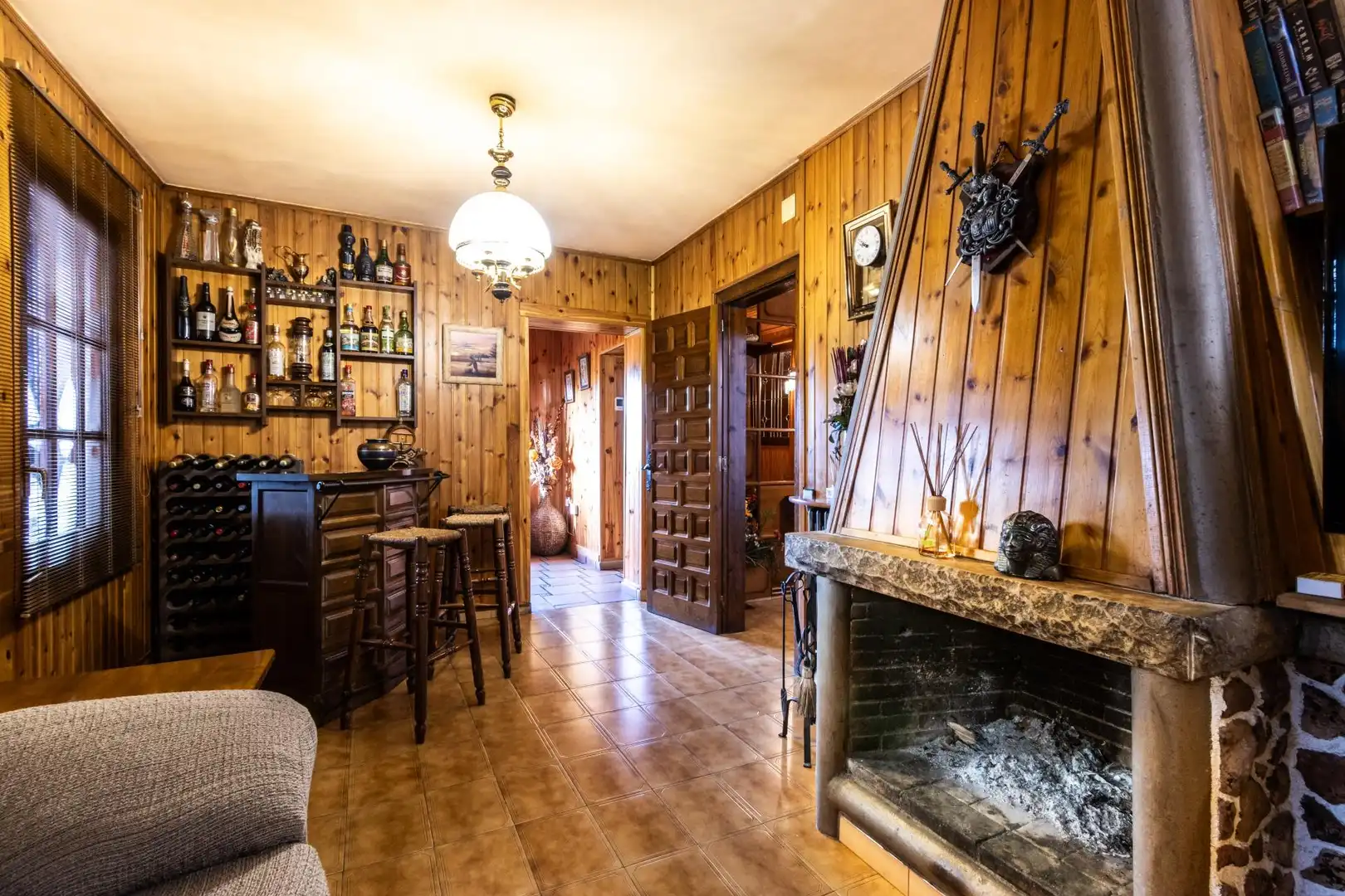 Sala d'estar de Casa o xalet en venda en Les Masies de Voltregà amb Calefacció, Jardí privat i Terrassa