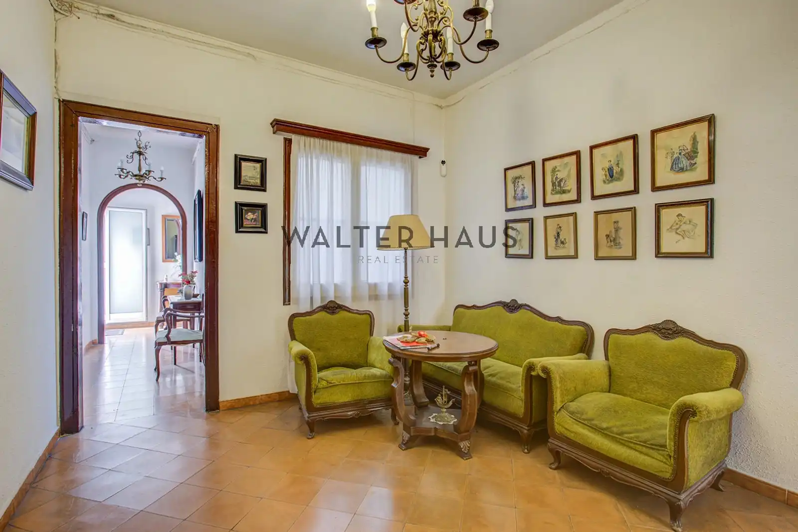 Sala de estar de Piso en venta en Barcelona con Balcón